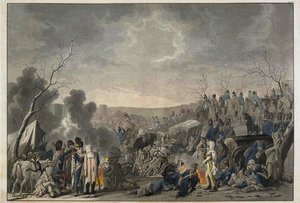 1812年、1813年のモスクワからの大陸軍の撤退 作： Lorenz Rugendas