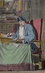ヘラクレスの肖像SavinienCyrano dit Cyrano de Bergerac、フランスの作家 作： Lorenz Scherm