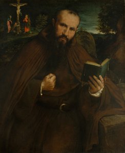 ヴィチェンツァのグレゴリオベロ兄弟、1547年 作： Lorenzo Lotto
