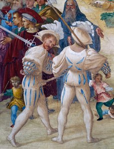 聖バルバラの殉教」（「聖バルバラの物語」より細部 作： Lorenzo Lotto