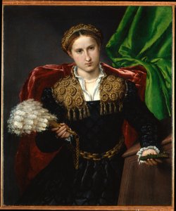 ラウラ・ダ・ポラの肖像 作： Lorenzo Lotto
