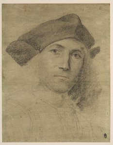 青年の肖像 作： Lorenzo Lotto