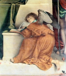 サン・ベルナルディーノ祭壇画 作： Lorenzo Lotto