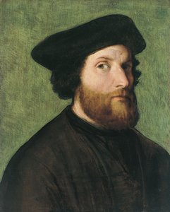 自画像 作： Lorenzo Lotto