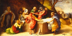 キリストの埋葬 作： Lorenzo Lotto