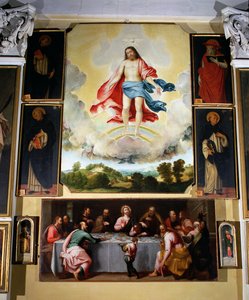 聖三位一体 作： Lorenzo Lotto