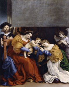 聖カタリナとドナーニッコロボンギの神秘的な結婚、1523年。