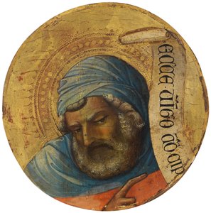 預言者イザヤ。 作： Lorenzo Monaco