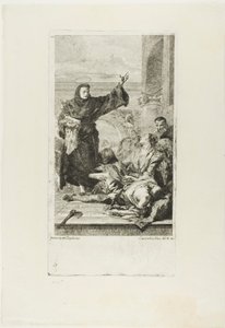 パドヴァの聖アントニオの奇跡 作： Lorenzo Tiepolo