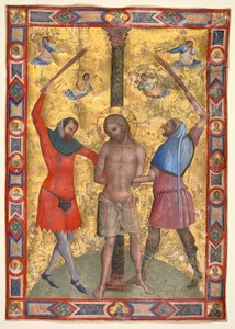 マリエゴラのミニチュア：鞭毛、c。 1350-1375。 作： Lorenzo Veneziano