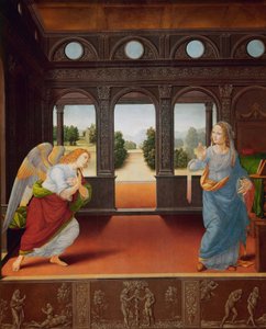 お告げ 作： Lorenzo di Credi