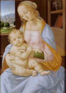 聖母子像 15-16世紀 1470-1537 作： Lorenzo di Credi