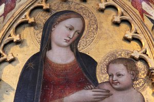 「マドンナと子供」、15世紀 作： Lorenzo di Niccolò