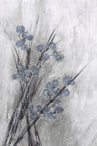 霜に覆われた青い枝