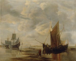 海景 (Jan van de Capelle の後にコピー) 作： Lotte Sykora