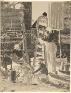 豆選別機（1857年頃1857年（写真） 作： ルイ・アドルフ・アンベール・ド・モラール男爵