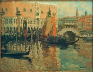 ベニスの景色 作： Louis Abel Truchet