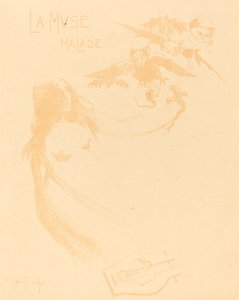 La Muse malade（1900年頃）。 作： Louis Abel Truchet
