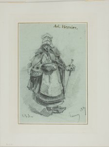農民の女 作： Louis Adolphe Hervier