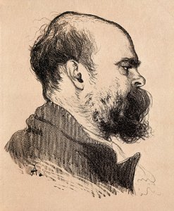 ポール・ヴェルレーヌの肖像 作： Louis Anquetin