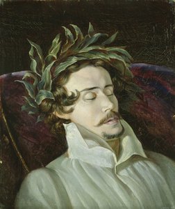 死の床に立つ画家アーウィン・スペックラー 作： Louis Asher