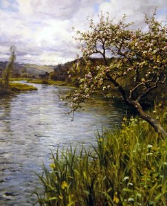 春（キャンバスに油彩） 作： Louis Aston Knight