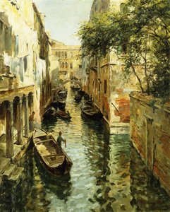 日光: リオ サンタポナル、ヴェネツィア 作： Louis Aston Knight