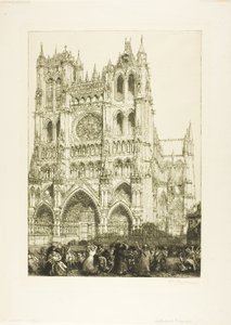 アミアン大聖堂 作： Louis Auguste Lepère