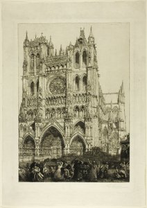 アミアン大聖堂 作： Louis Auguste Lepère