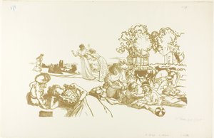 モダン・ブコリック 作： Louis Auguste Lepère