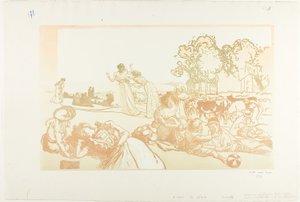 モダン・ブコリック 作： Louis Auguste Lepère