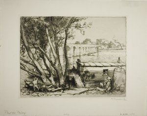 ポワシー 作： Louis Auguste Lepère