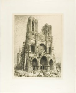 ランス大聖堂 作： Louis Auguste Lepère