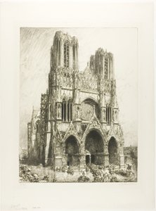 ランス大聖堂 作： Louis Auguste Lepère