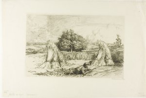 ライ麦の小枝 作： Louis Auguste Lepère