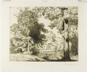 人生の縁 作： Louis Auguste Lepère