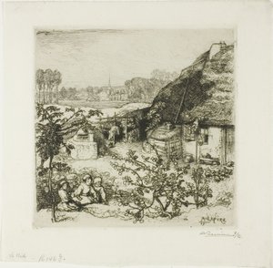 ザ・ネスト 作： Louis Auguste Lepère