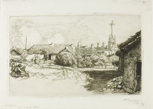 苦しみ 作： Louis Auguste Lepère