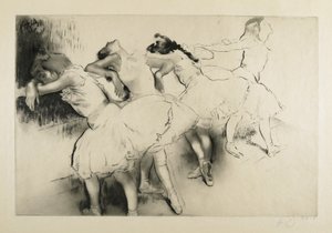 バーの 4 人のダンサー 作： Louis Auguste Mathieu Legrand