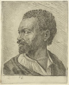 アビシニアンの肖像 作： Louis Bernard Coclers