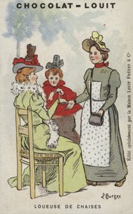 椅子の借主（chromolitho）