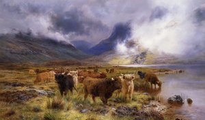 1899年にグレンコーを経由してテイへ 作： Louis Bosworth Hurt