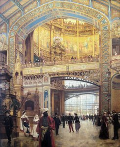 フランス語：Le Dôme Central de la Galerie des Machines lors de l