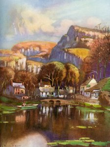 チェダー渓谷、サマセット、1924-1926年。 作： Louis Burleigh Bruhl