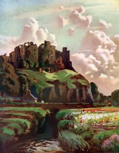 ハーレック城、ウェールズ、メリオネスシャー、1924-1926年 作： Louis Burleigh Bruhl