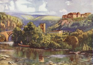 テージョ川、トレド 作： Louis Burleigh Bruhl