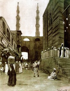 バブエルフェトウ、カイロ、エジプト、1928 作： Louis Cabanes