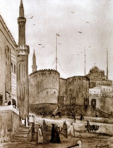街への入り口、カイロ、エジプト、1928 作： Louis Cabanes
