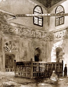 モスクの墓、カイロ、エジプト、1928 作： Louis Cabanes