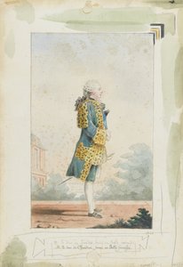 ルイフィリップ2世、シャルトル公爵1747-1793、1760 作： Louis Carrogis dit Carmontelle